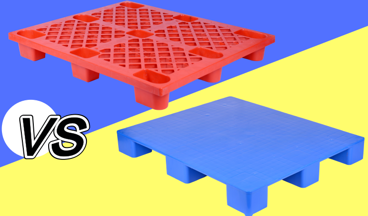 九腳塑料托盤批發？選網格還是選平板是個問題