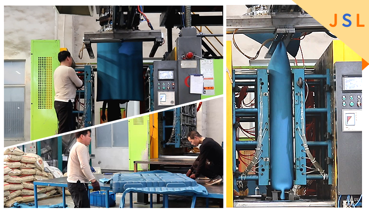 中空吹塑托盤生產(chǎn)加工過程如何?