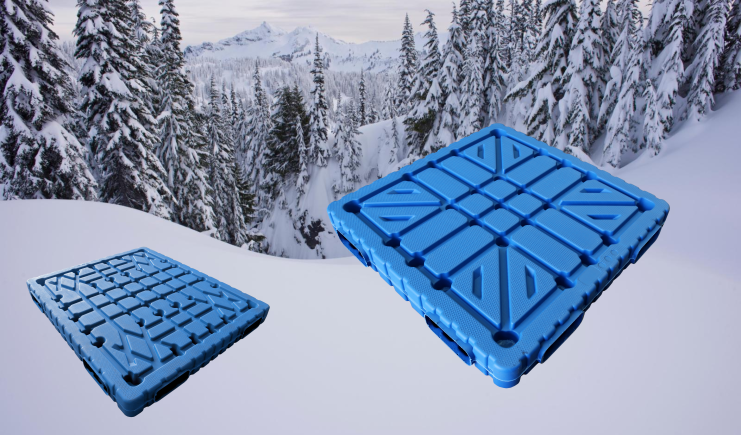 寒冷地區冬季使用中空吹塑托盤,它能受得住嗎?