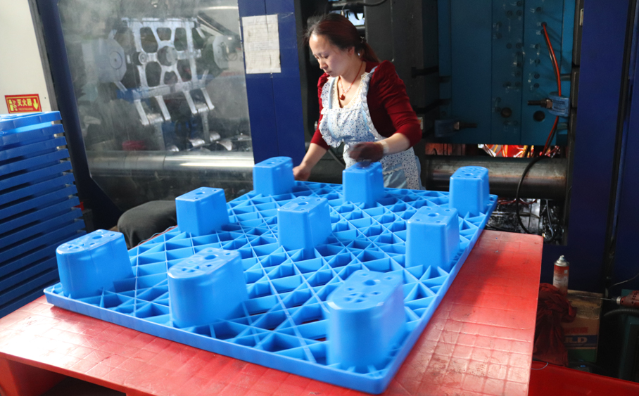 JSL-1109網輕九腳塑料托盤